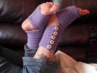 Crochet Tutorial - Button Up Yoga Socks Pt. 1