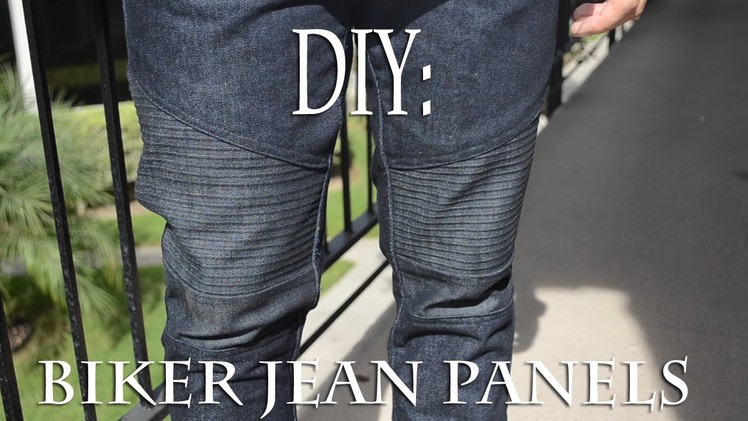 DIY: Biker Jean Panels (Biker Jeans) Tutorial
