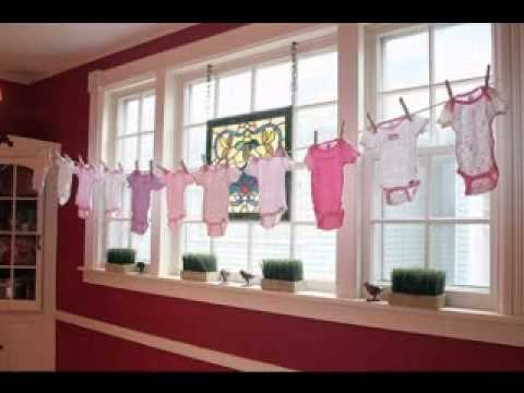 DIY girl baby shower simple decorations