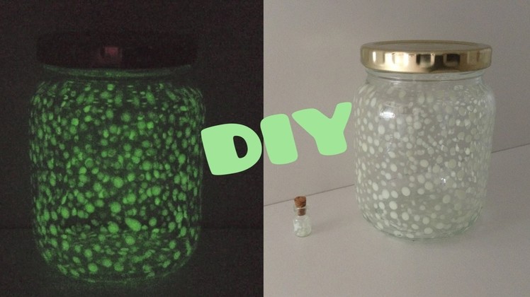 DIY Glow In The Dark Fairy Jars