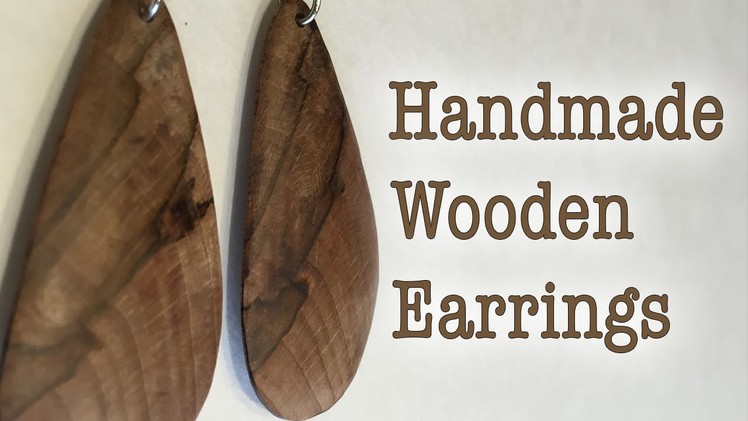 DIY Handmade Wooden Earrings