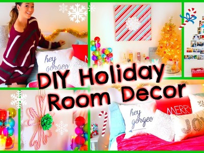 DIY Holiday Room Decor ♡ + Fun Christmas Decorations for Your Room!!
