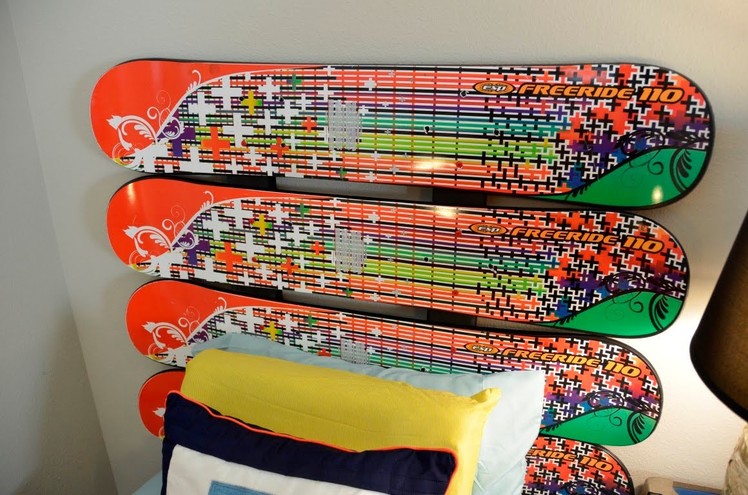 DIY: How to Build a Toy Snowboard Headboard