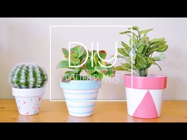 DIY Painted Plant Pots