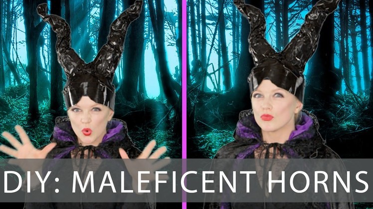 Easy DIY Halloween Costume Maleficent Horns