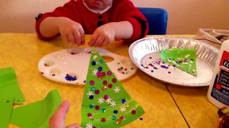 Easy Paper Plate Christmas Tree Craft