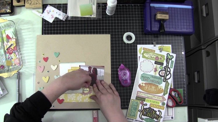 Fast Forward Friday: Scrapbook Process Video: Arms Full of Love