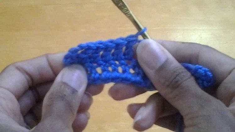 Filet Crochet Pocket Prayer Cloth cross design - left handed (part 1)