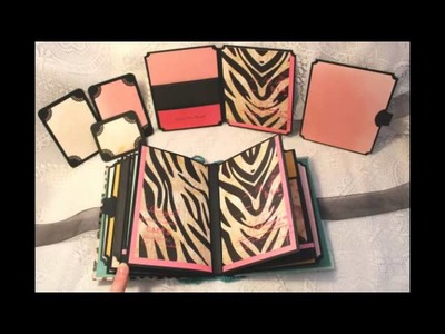 HAPPINESS premade mini scrapbook album by Luv2scrap*4fun on eBay