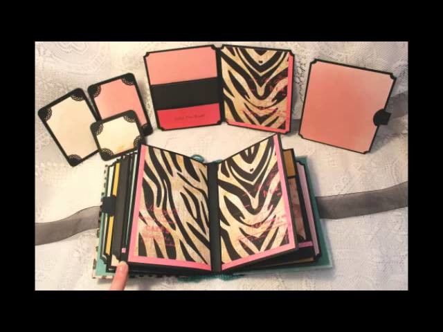 HAPPINESS premade mini scrapbook album by Luv2scrap*4fun on eBay