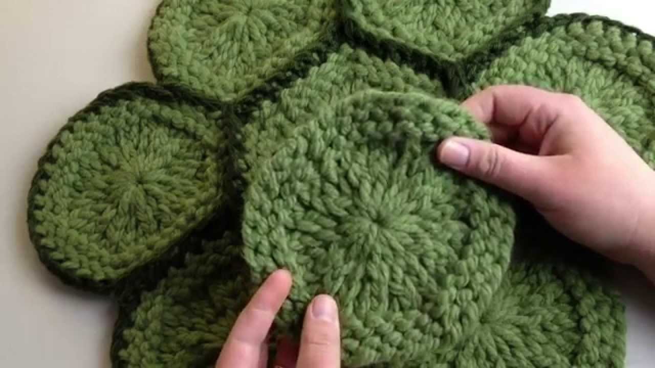 How to Connect Granny Rounds by Single Crochet