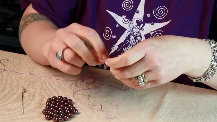 How to Make a Classic Knotted Bead Necklace