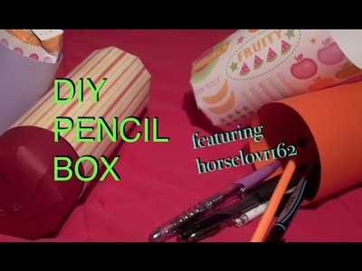 How to make a DIY Paper Pencil Box