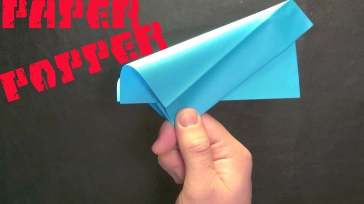 How to Make a Paper Popper! (Easy and Loud)