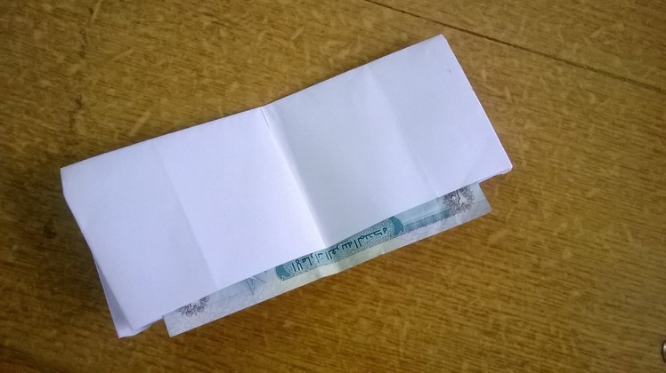 How to make a paper Wallet  : Origami 6