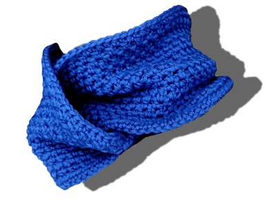Loop scarf crochet pattern - © Woolpedia
