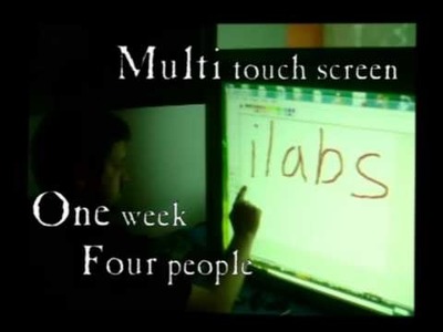 Low cost DIY Multi Touch Screen