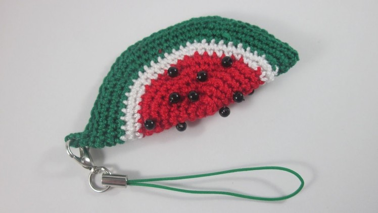 Make a Cute Crocheted Watermelon Keychain - DIY Crafts - Guidecentral