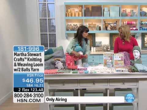 Martha Stewart Crafts Knitting and Weaving Loom with 2 B. 