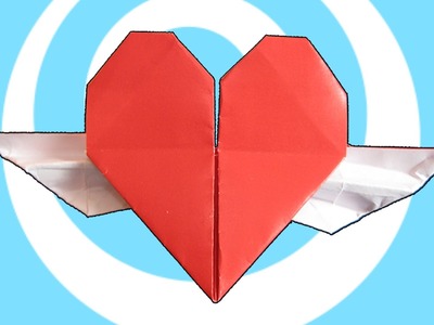 Origami Heart with Wings Instructions