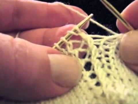 Simple Lace Pattern For Socks