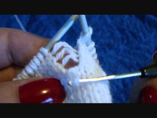 Stricken Masche verloren. knitting lost stitches