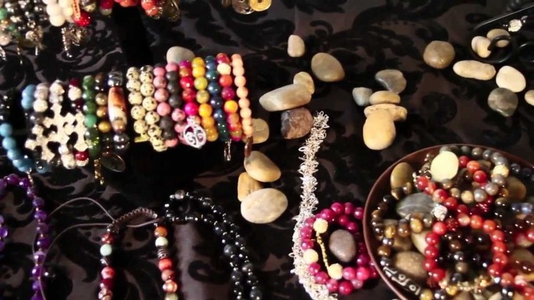 Swarovski Crystal & Gemstone Bead Shamballa Bracelets Necklaces Jewelry Sets & more!