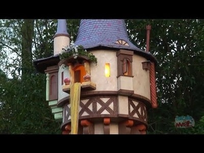 "Tangled" Rapunzel tower at Disney's Epcot Flower and Garden Festival 2011