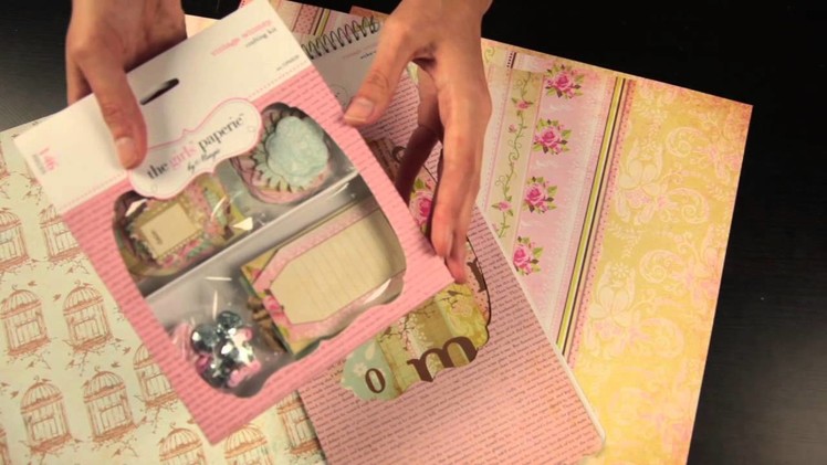 The Girls' Paperie by Margie - Vintage Whimsy Scrapbook Collection