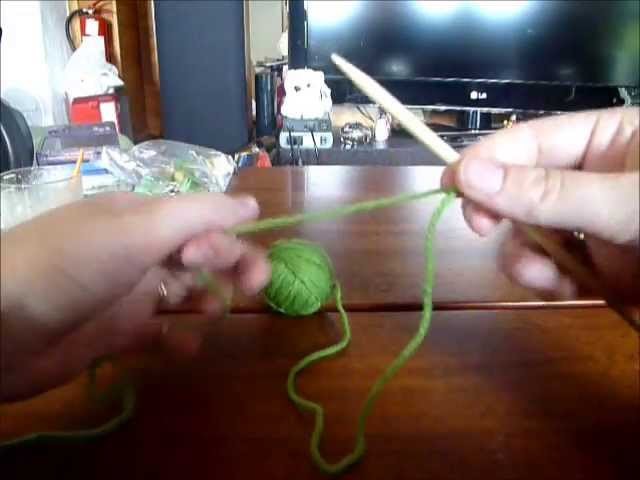 Three methods of casting on for knitting