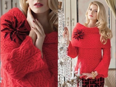 #1 Lace Pullover, Vogue Knitting Holiday 2010