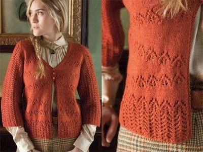 #16 Lace Cardigan, Vogue Knitting Early Fall 2010
