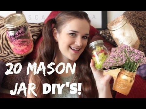 20 Things To Do With Mason Jars!