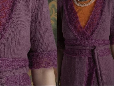 #21 Lace Trimmed Top, Vogue Knitting Early Fall 2011