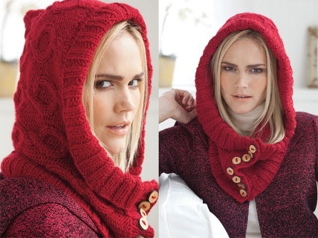 #29 Hooded Neck Piece, Vogue Knitting Fall 2011
