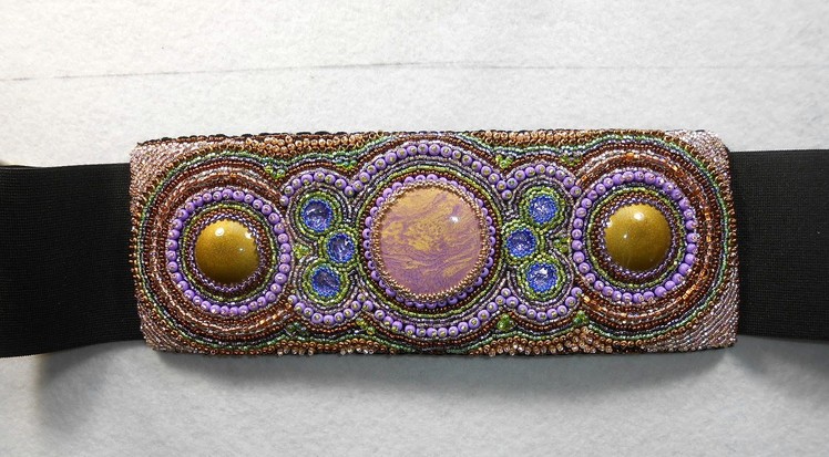 Bead Embroidered Belt