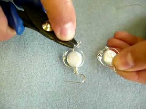 Beading Tutorial:  Freeform Wire Earrings, Version #1