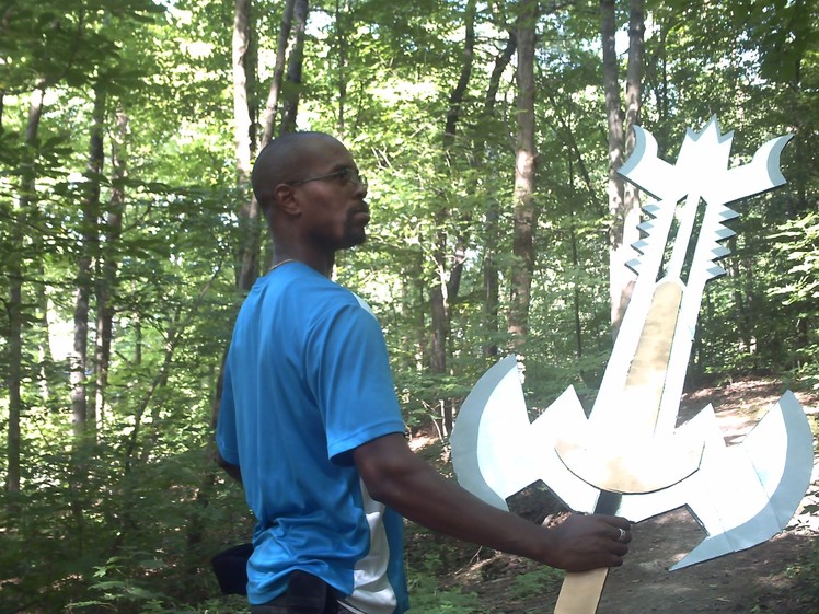 Cosplay: Ultimate How to Make a giant Paper Sword. Cardboard Sword