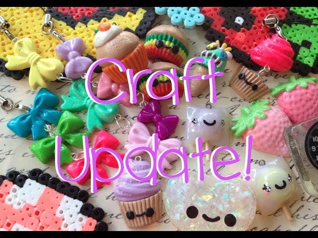 Craft Update! (Clay, resin, perler beads!)