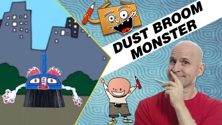 Crafts Ideas for Kids - Dust Broom Monster | DIY on BoxYourSelf