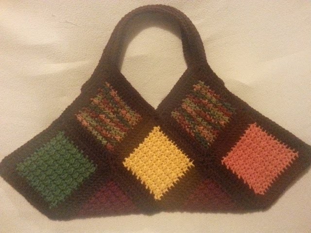 Crochet granny square bag tutorial DIY purses DIY hanbags Make purses Purse ideas