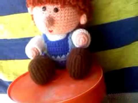 Crochet little boy doll