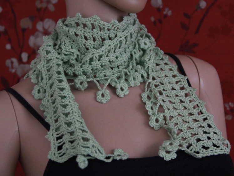 Crochet Scarf Tutorial Part 1 of 4 (Pattern #4)