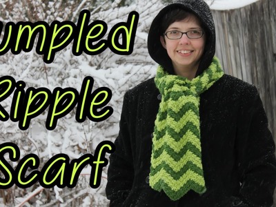Crochet Scarf Tutorial ~ Rumpled Ripples