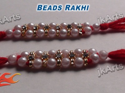 DIY Beads Rakhi for Raksha Bandhan - JK Arts 363