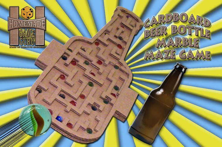 DIY Beer Bottle Marble Maze Game