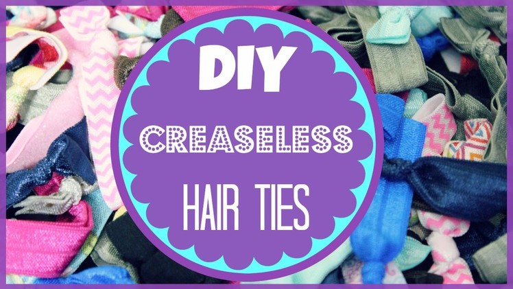DIY Creaseless Hair Ties | Alexa’s DIY Life
