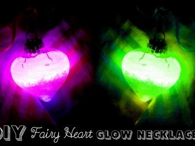 DIY fairy glow necklace!