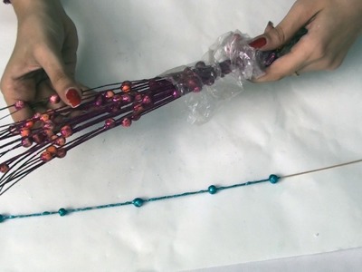DIY How to make Decorative sticks for flower bouquet JK Arts 282