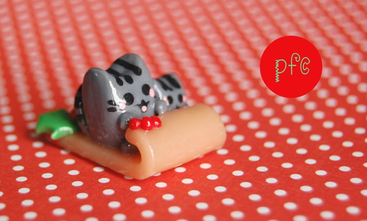 DIY Pusheen Cats in a Toboggan Polymer Clay Miniature Tutorial
